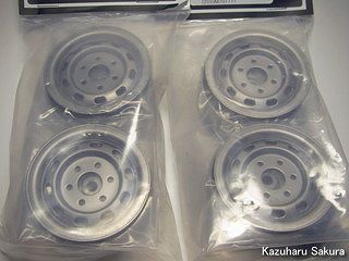 Axial(アキシャル)・SCX10・ジープ ラングラー G6 製作記 ～ G-made 1.9 SR02 beadlock wheels (Uncoated steel) （メタル製 鉄チンホイール 無垢）